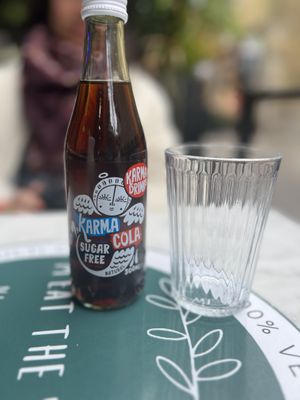 Karma cola  at Meat The Vegans in North West London