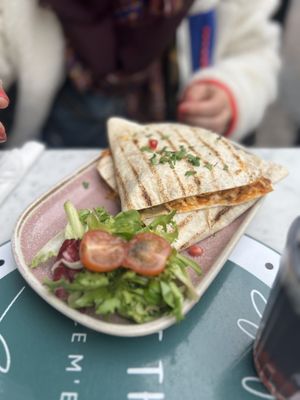 Quesadilla « chicken"  at Meat The Vegans in North West London