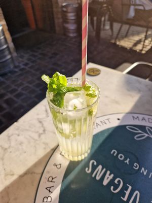 Virgin mojito at Meat The Vegans in North West London