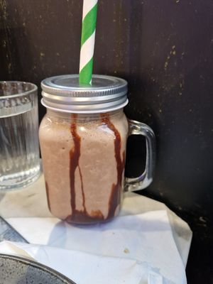 Chocolate shake at Meat The Vegans in North West London