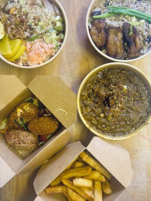   at Meat The Vegans in North West London