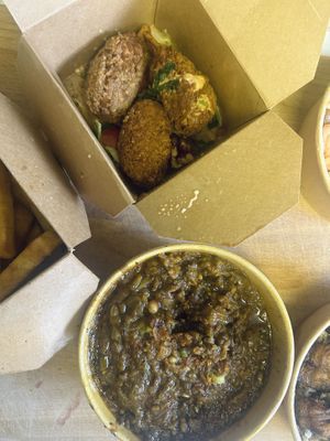   at Meat The Vegans in North West London