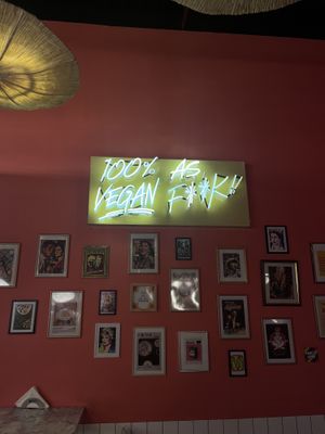   at Meat The Vegans in North West London