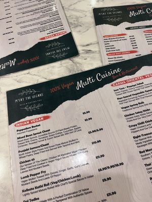   at Meat The Vegans in North West London