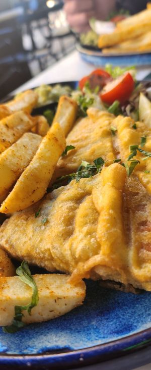 Fish and Chips at Meat The Vegans in North West London