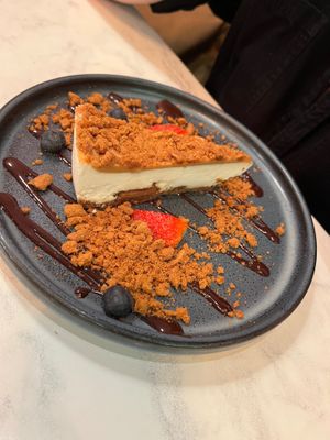 Biscoff cheesecake  at Meat The Vegans in North West London
