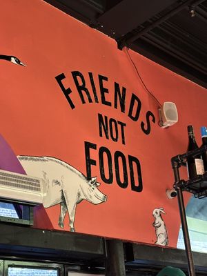   at Meat The Vegans in North West London