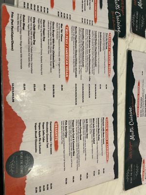 A lot of choices.  at Meat The Vegans in North West London