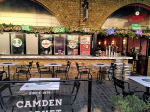 Eat-in space at Meat The Vegans in North West London