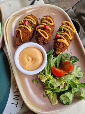 Jack fruit at Meat The Vegans in North West London