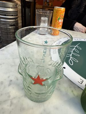 glass  at Meat The Vegans in North West London