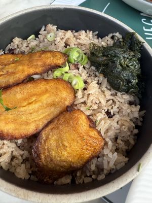 platanas & rice  at Meat The Vegans in North West London