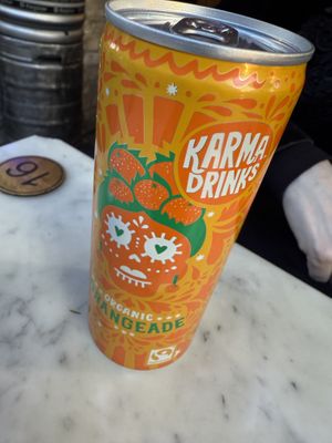 orange karma  at Meat The Vegans in North West London