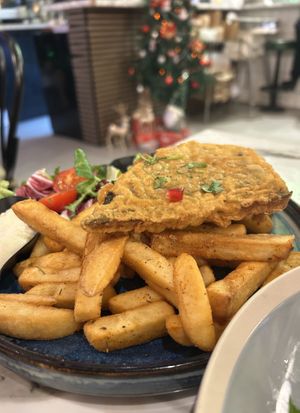 fish & chips  at Meat The Vegans in North West London