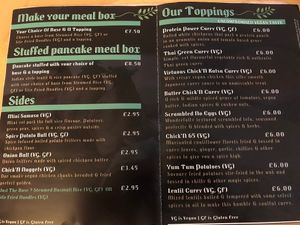 new menu at The Green Eatery in Norwich