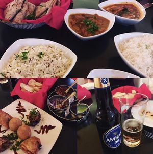 Rice and curry at The Green Eatery in Norwich