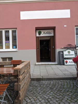Der Eingang at Mathilda Vegan in Munich