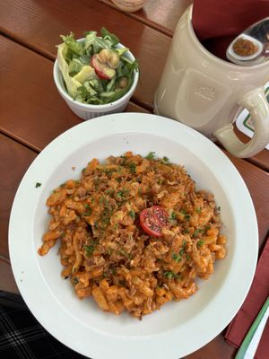 Kösespätzle  at Mathilda Vegan in Munich