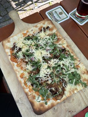 Flammkuchen  at Mathilda Vegan in Munich