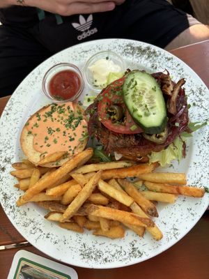 Mathilda burger   at Mathilda Vegan in Munich