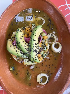 Ceviche   at Taco Santo in Mexico City