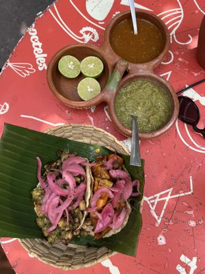   at Taco Santo in Mexico City