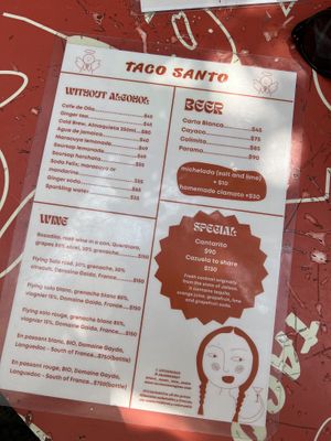   at Taco Santo in Mexico City