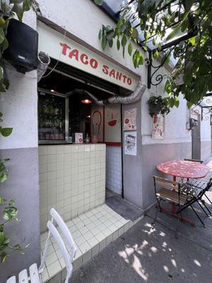   at Taco Santo in Mexico City
