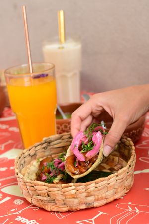  at Taco Santo in Mexico City