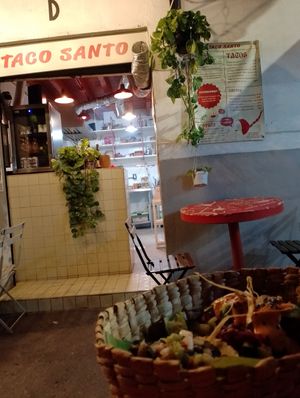  at Taco Santo in Mexico City