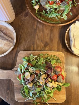 Vegan open sandwich   at Cafe Mongsangka - 카페몽상가 in Busan