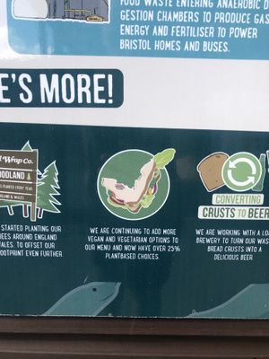 Good to see signs at sanctuary re move toward vegan food  at SEA LIFE Trust Cornish Seal Sanctuary in Helston