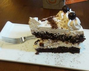 Wonderful cake at Veganima at Veganima in Arco