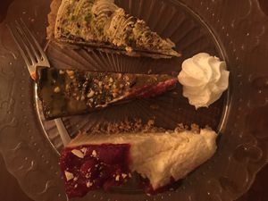 Selection of cakes  at Veganima in Arco