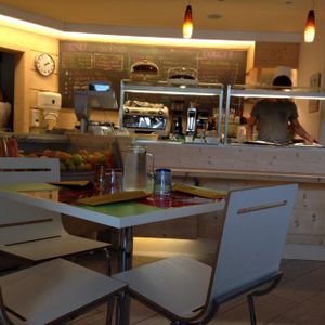 cafe inside  at Veganima in Arco