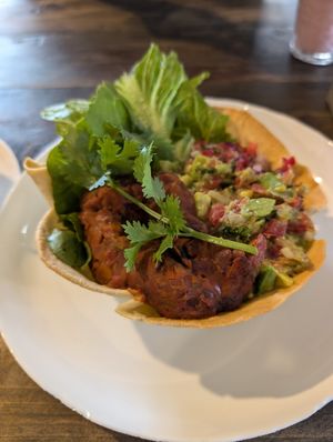 Veg taco at Wasp & Sprout in Nairobi