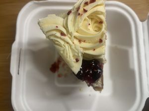 Victoria sponge   at The Wild Strawberry in Keswick