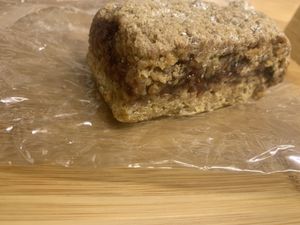 Berry crumble flapjackk  at The Wild Strawberry in Keswick