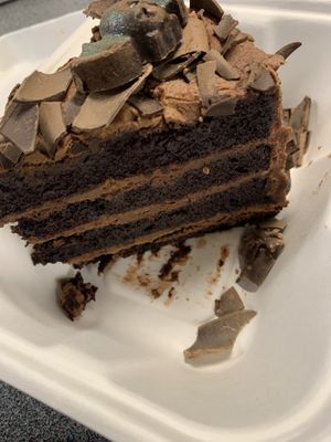 Chocolate cake   at The Wild Strawberry in Keswick