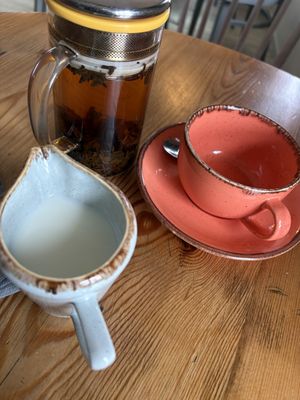 Earl grey tea  at The Wild Strawberry in Keswick