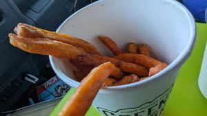 Sweet potato fries at Greens and Grains in Voorhees
