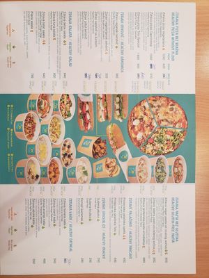 Menu back at TOTO in Belgrade