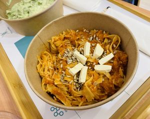 Vegan pasta  at TOTO in Belgrade