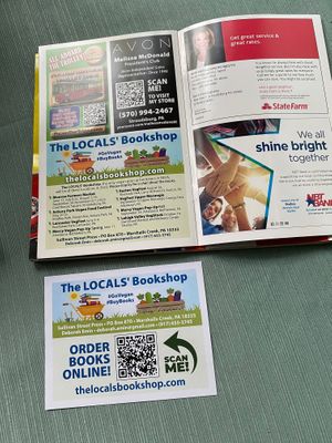 Use our QR code to order books from us.  at The Locals' Bookshop - Pop-Up in East Stroudsburg
