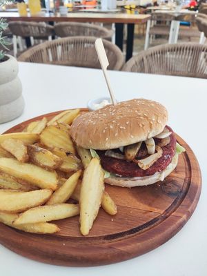  at island cafe in Skiathos