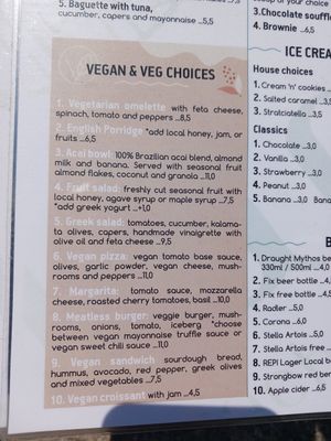  at island cafe in Skiathos