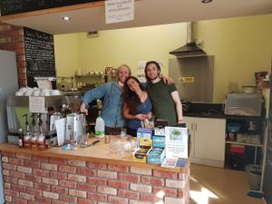 A peaceful haven tucked away in a leafy street in Chorlton. A hidden treasure which we discover at the right time in our life. This is not just a coffee shop - this is sanctuary for the soul, a place where minds meet, where volunteers work for world peace and the best coffee is savoured.  Serving vegetarian food including delicious homemade soups, dhal, and sandwiches and cakes including gluten and wheat free. Open wed-sun 11am-4pm. at World Peace Cafe in Manchester