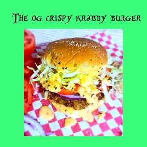 CRISPY CRABBY BURGER at Mad Munchies in Pensacola