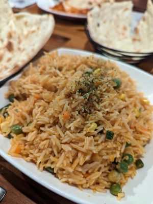 Vege briyani at Rajmahal in Jeju