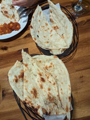 Naan was ok at Rajmahal in Jeju